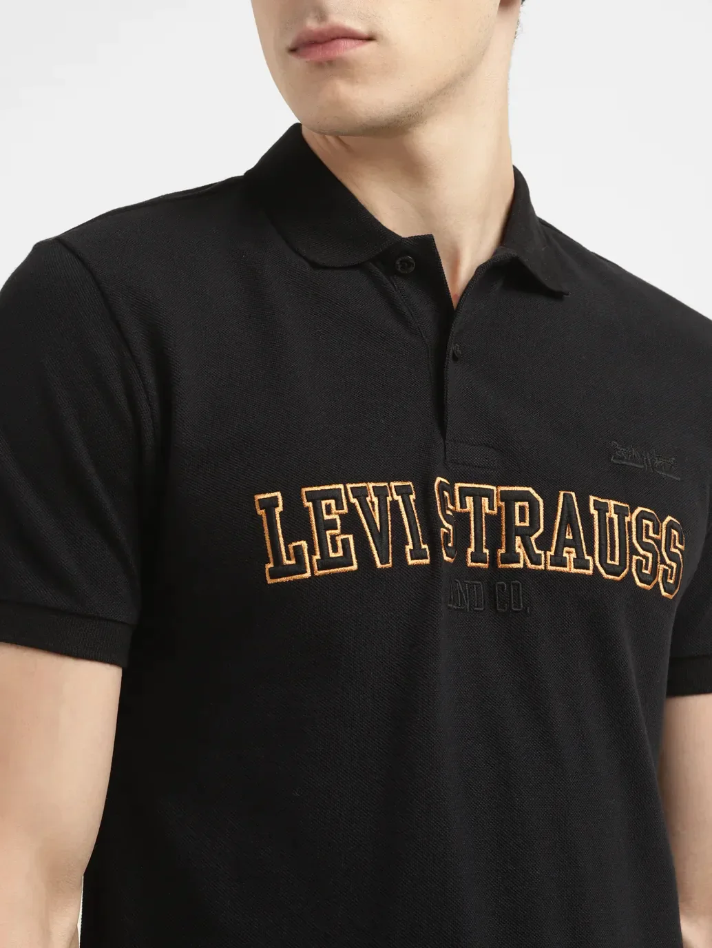 Men's Embroidered Slim Fit Polo T-shirt - Image 5