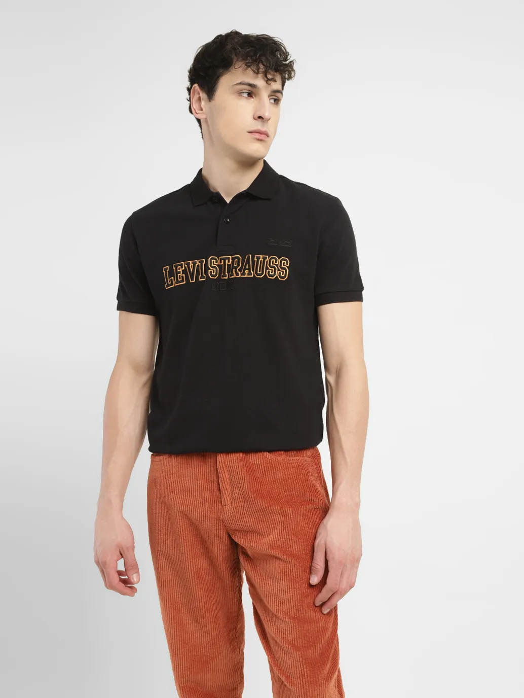 Men's Embroidered Slim Fit Polo T-shirt - Image 6