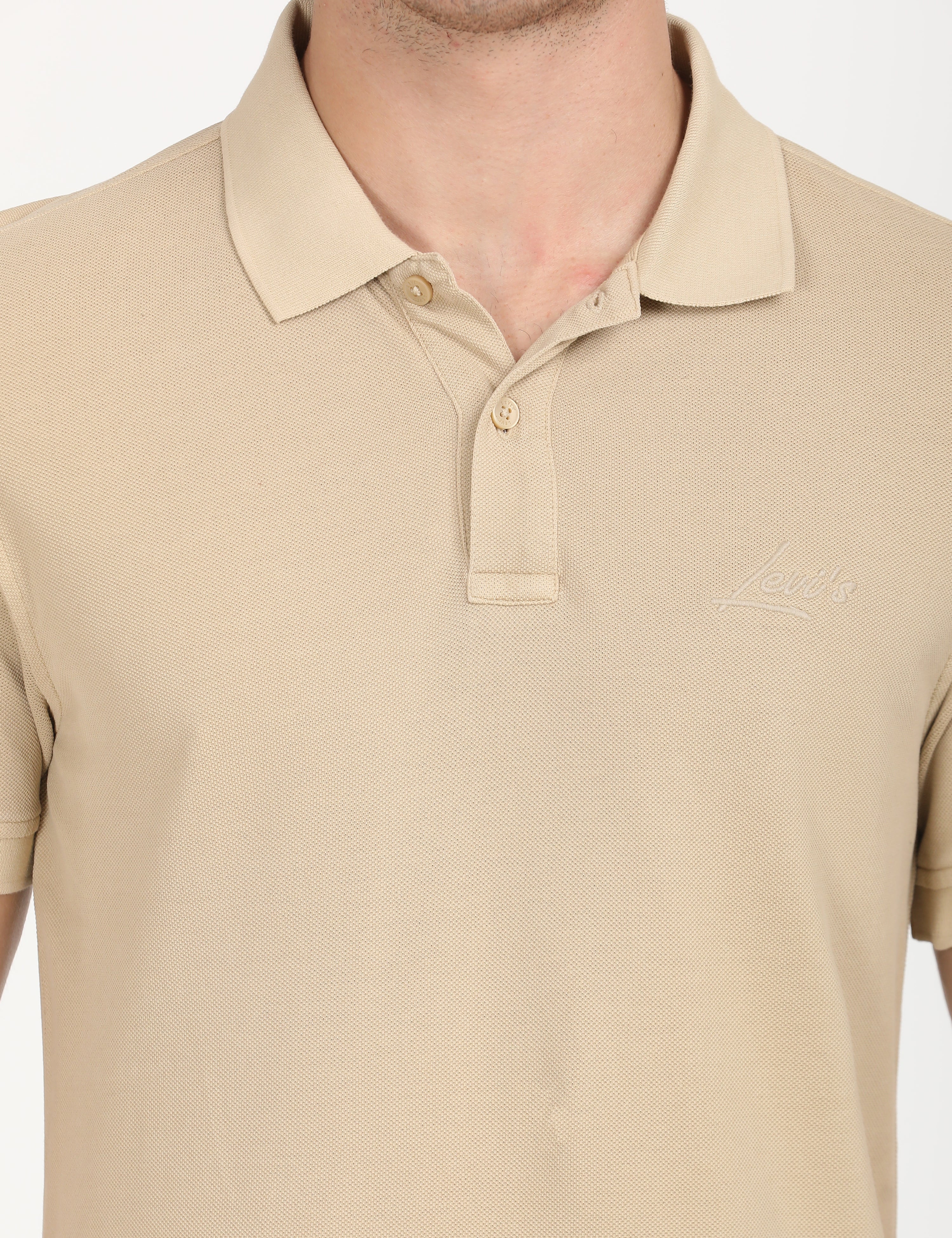 Men's Embroidered Slim Fit Polo T-Shirt - Image 4