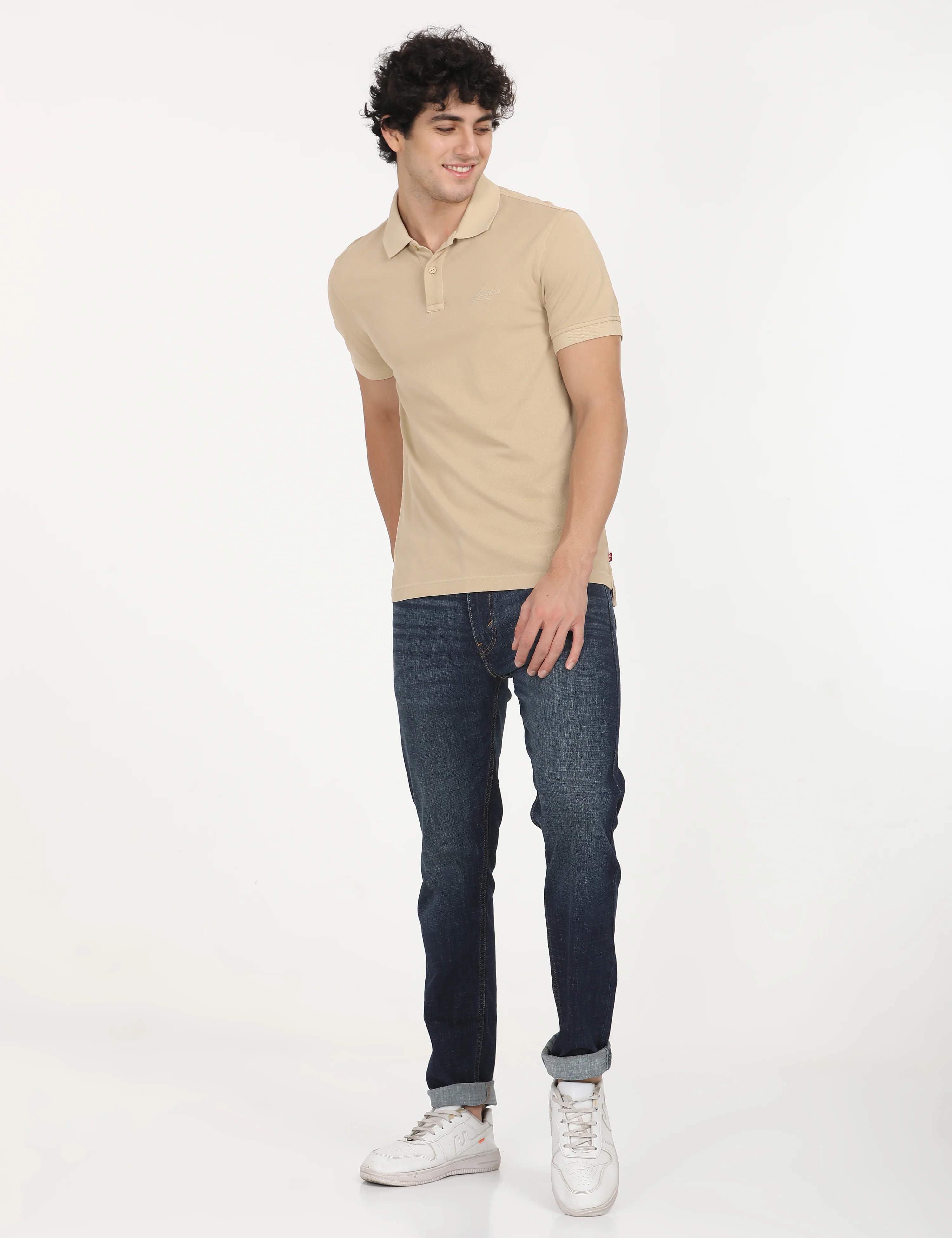 Men's Embroidered Slim Fit Polo T-Shirt - Image 6