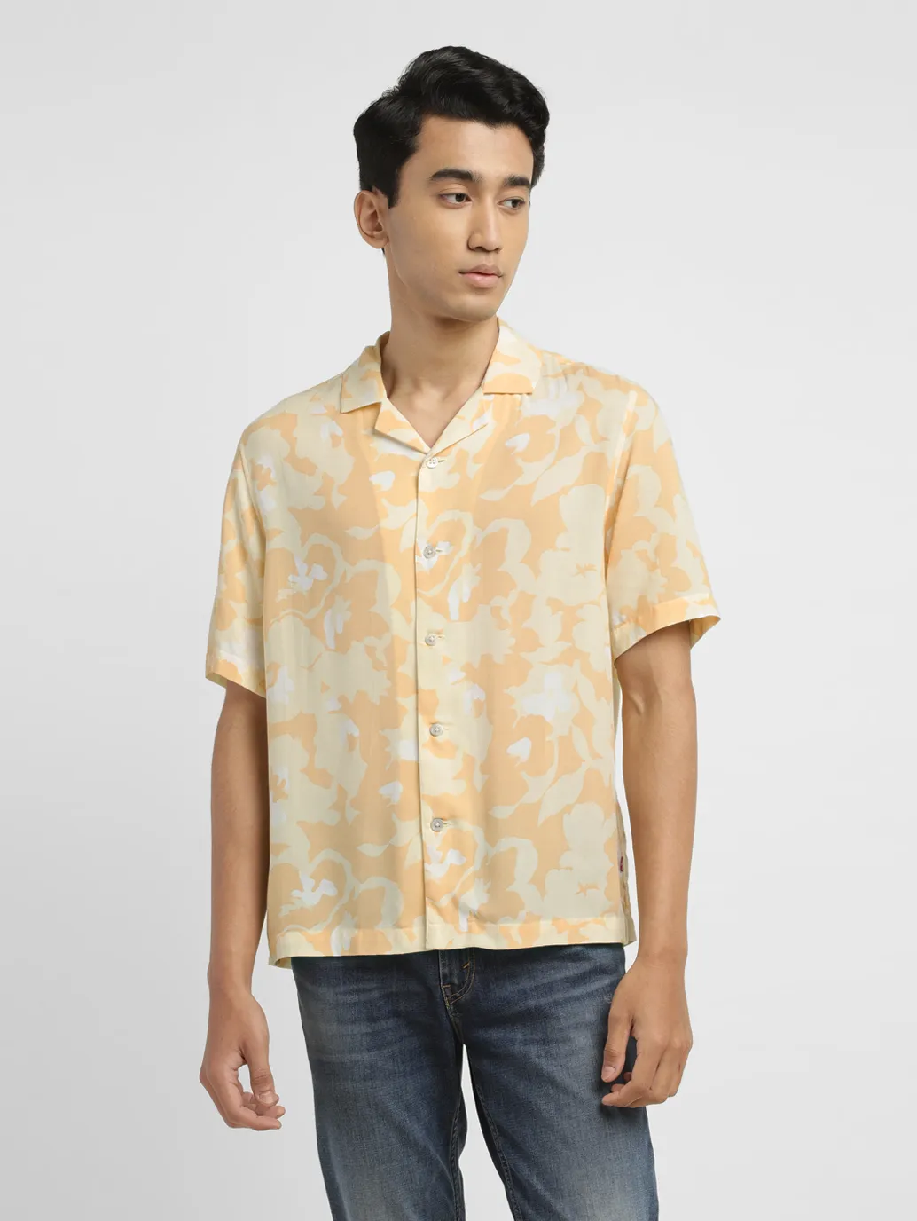 Men's Floral Print Regular Fit Shirt - Image 2