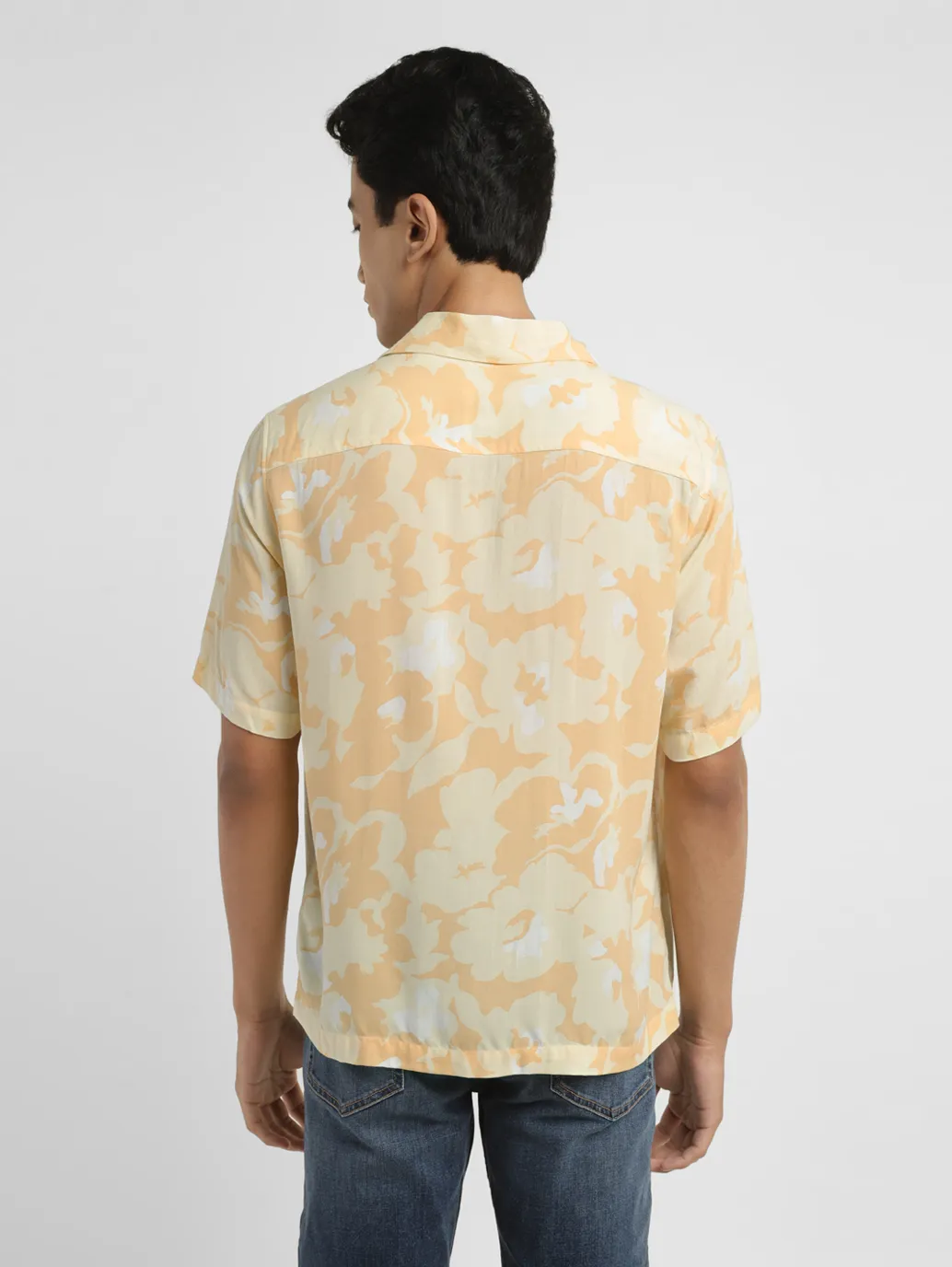 Men's Floral Print Regular Fit Shirt - Image 3