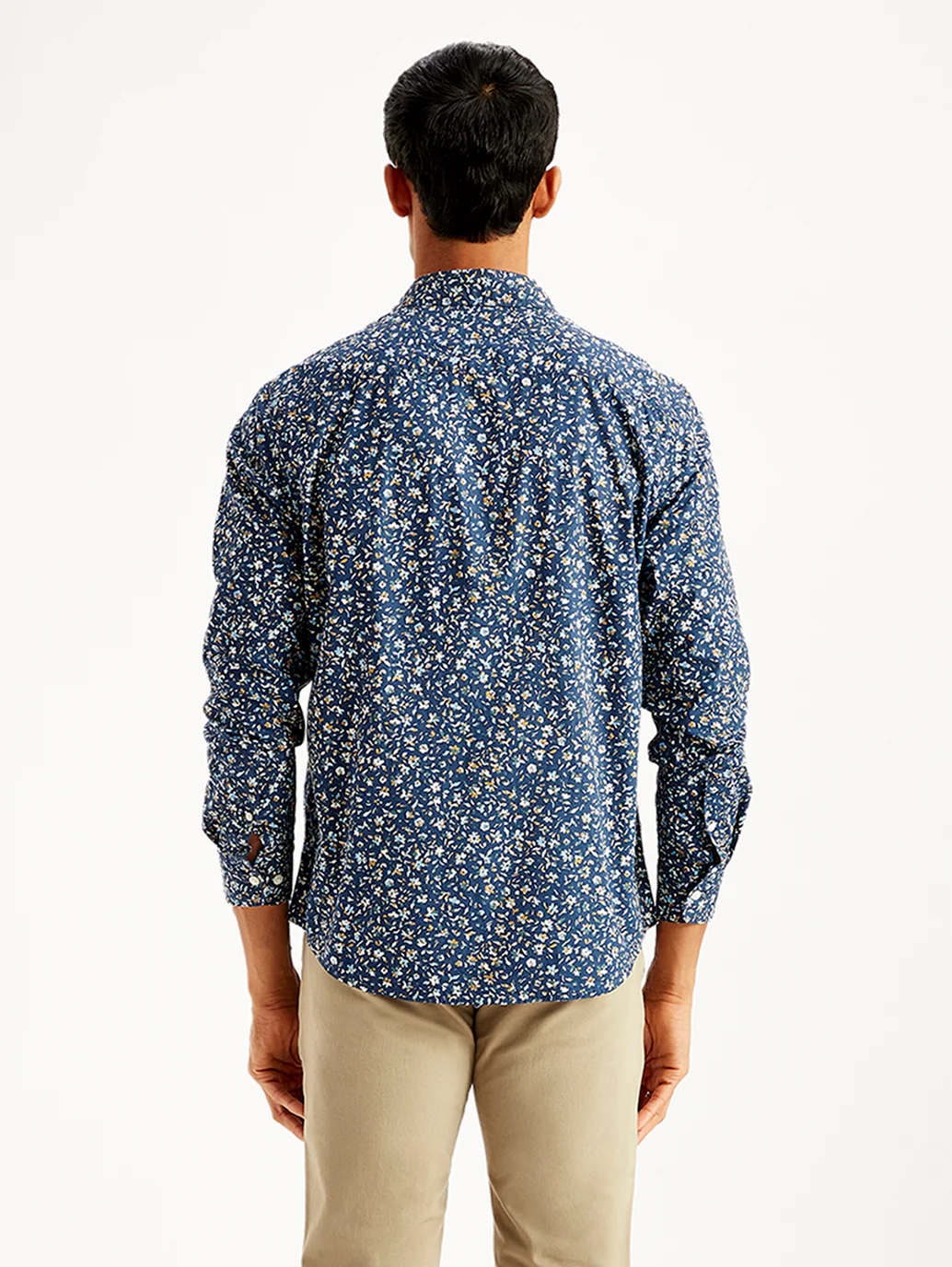 Men's Floral Print Slim Fit Shirt - Image 4