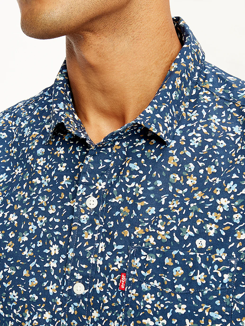 Men's Floral Print Slim Fit Shirt - Image 5