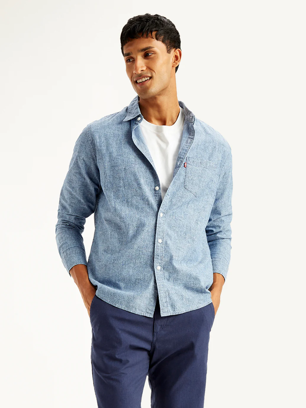 Men's Floral Slim Fit Shirt