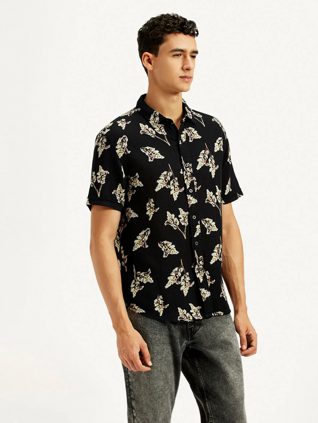 Men's Floral Slim Fit Shirt - Image 5