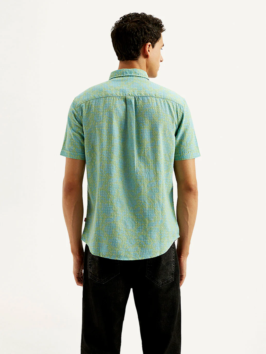 Men's Floral Slim Fit Shirt - Image 2