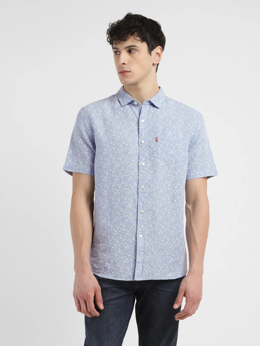 Men's Floral Slim Fit Shirt - Image 2