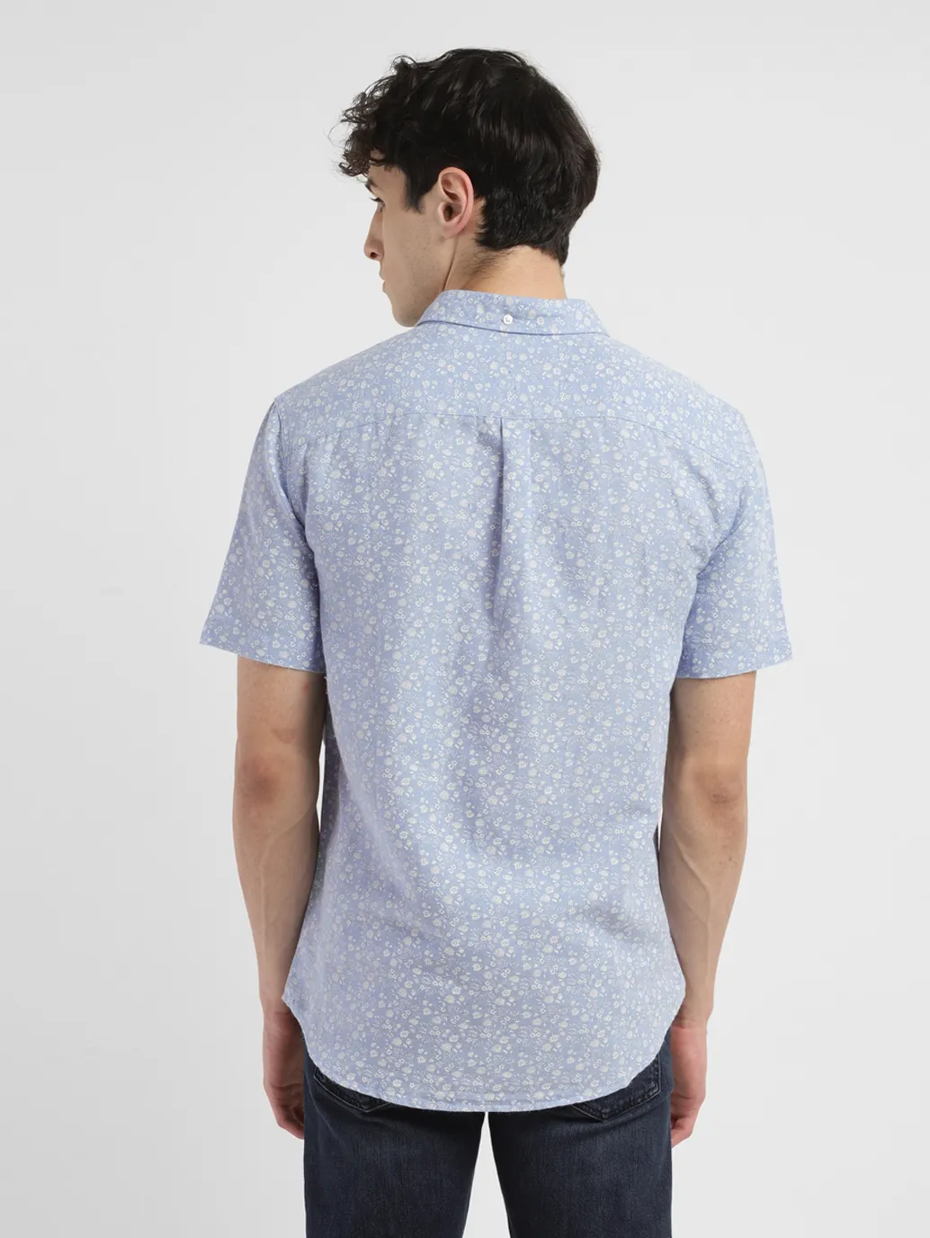 Men's Floral Slim Fit Shirt - Image 3