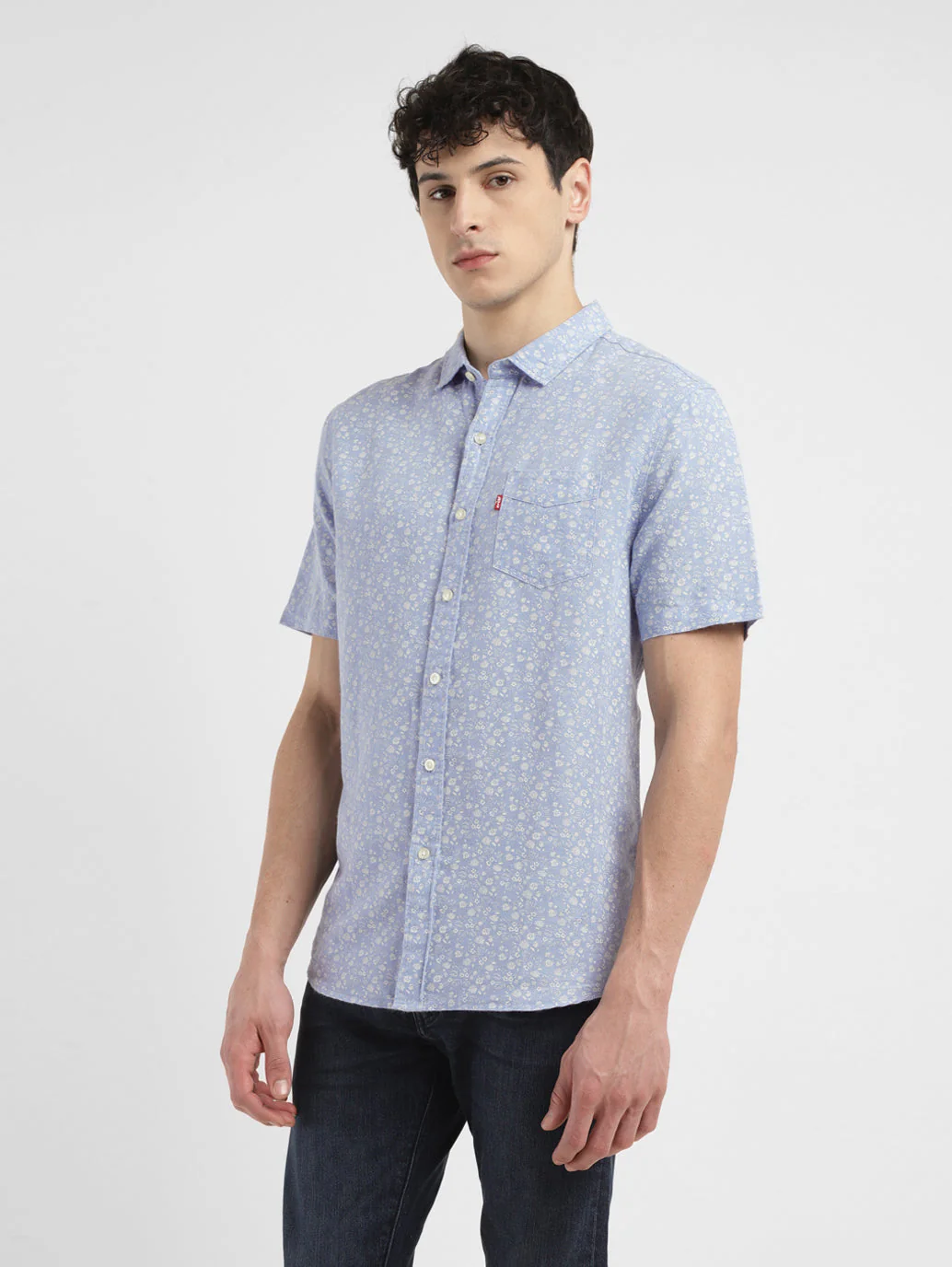 Men's Floral Slim Fit Shirt - Image 5