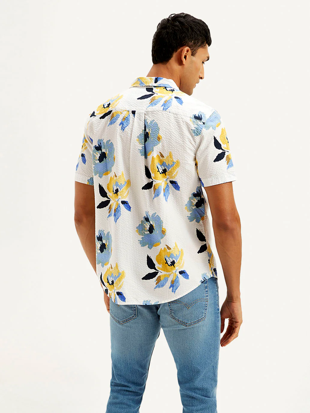 Men's Floral Slim Fit Shirt - Image 3