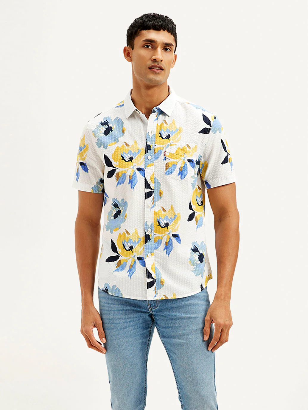 Men's Floral Slim Fit Shirt - Image 5