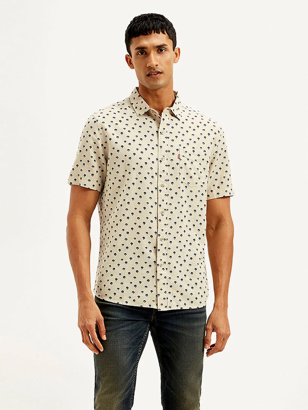 Men's Floral Slim Fit Shirt - Image 2