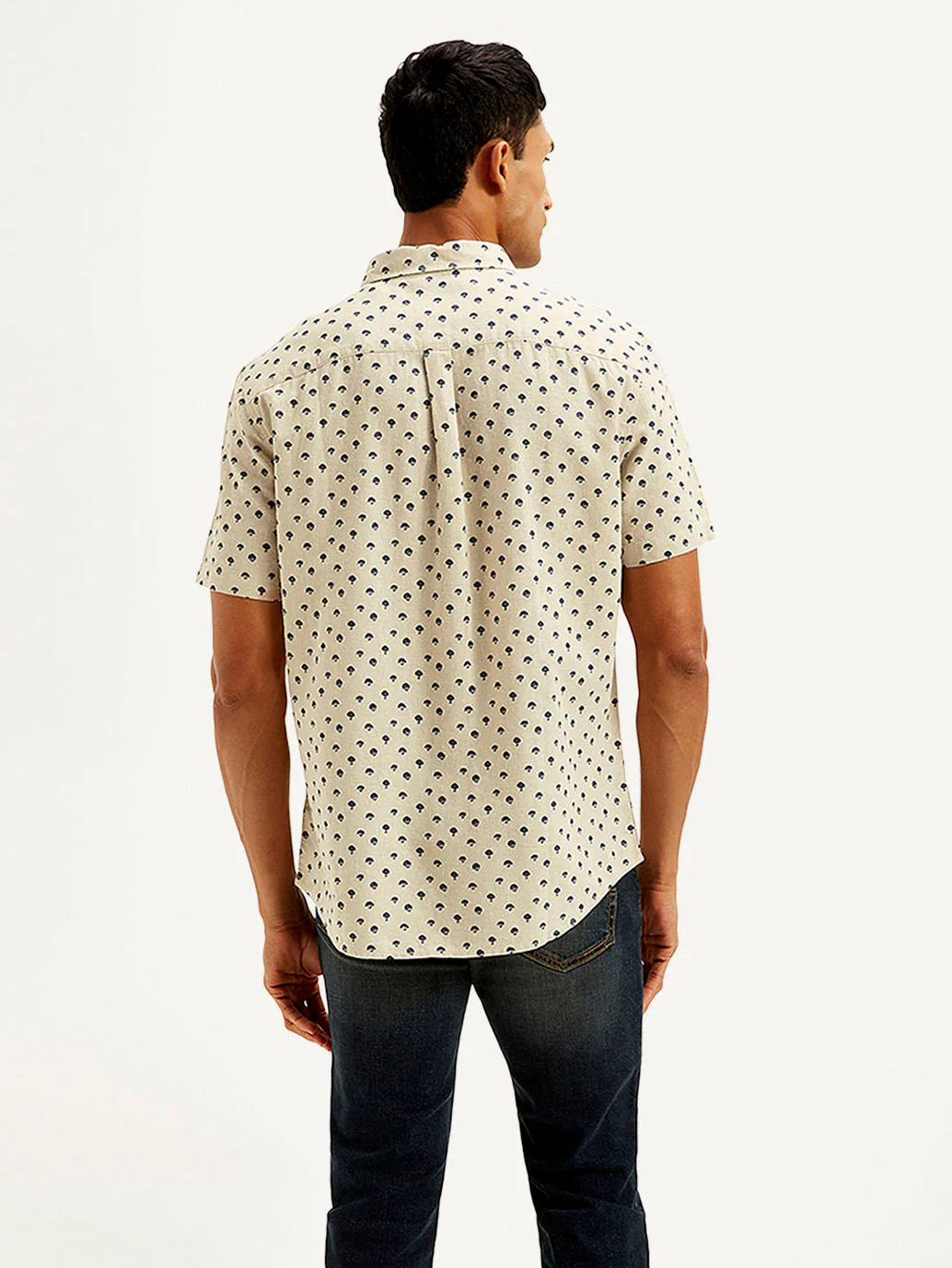 Men's Floral Slim Fit Shirt - Image 3