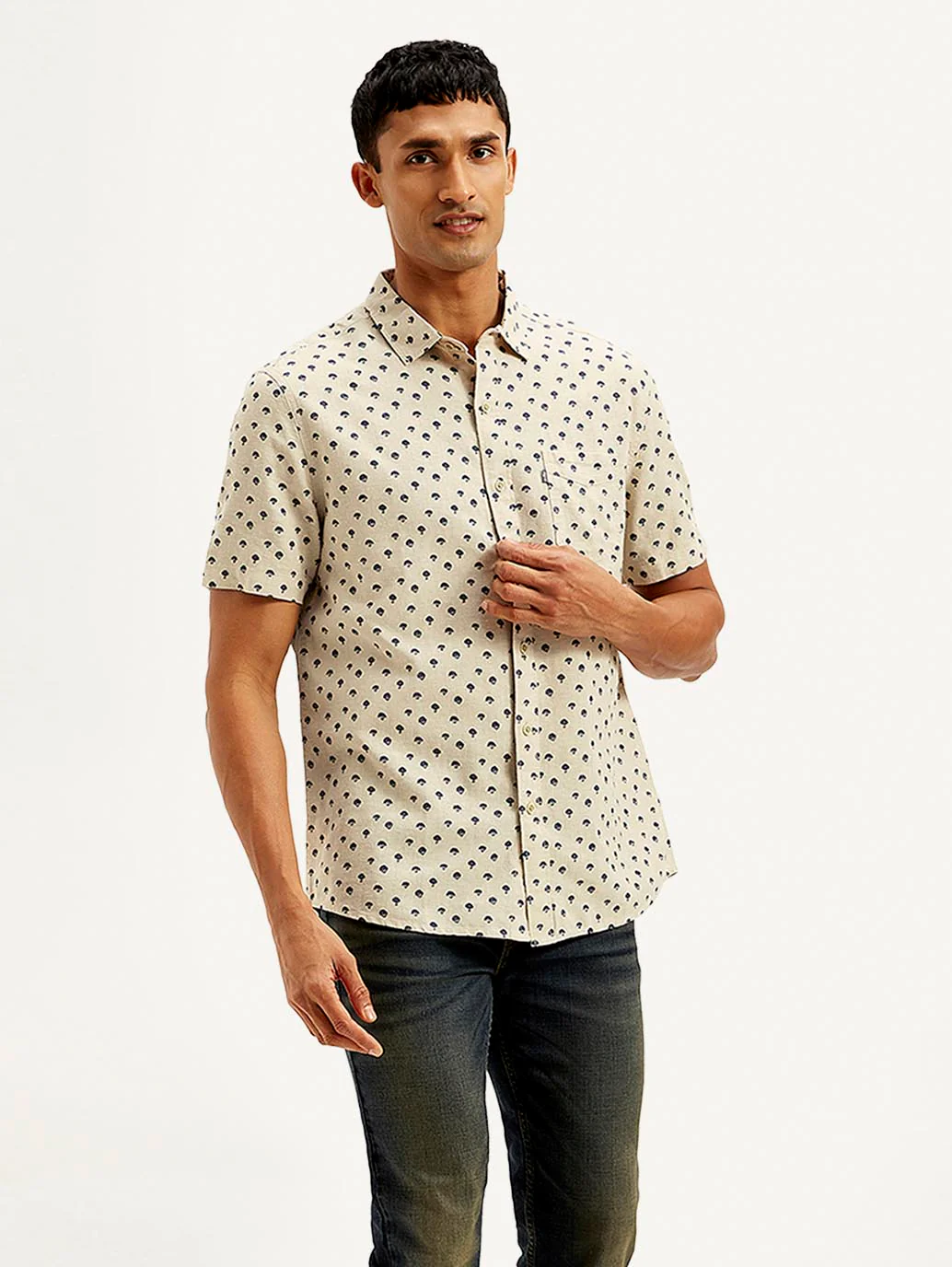 Men's Floral Slim Fit Shirt - Image 5