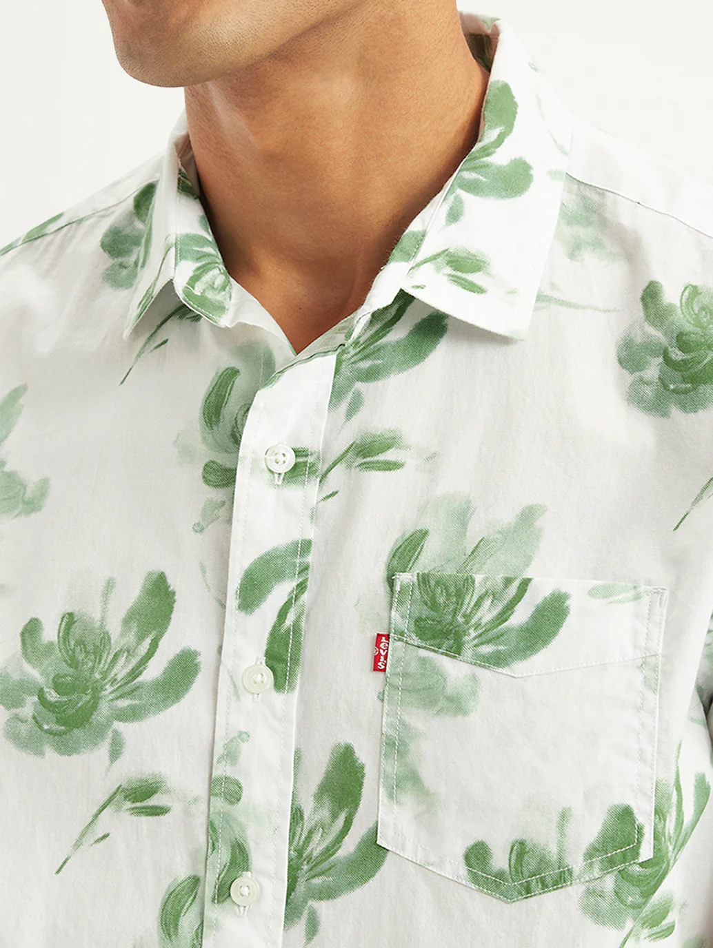 Men's Floral Slim Fit Shirt - Image 4