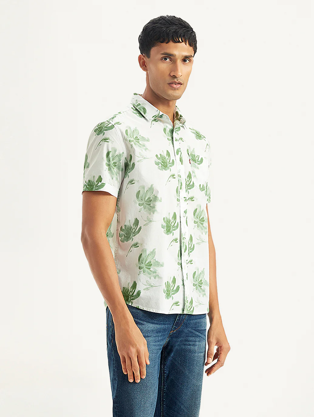 Men's Floral Slim Fit Shirt - Image 5
