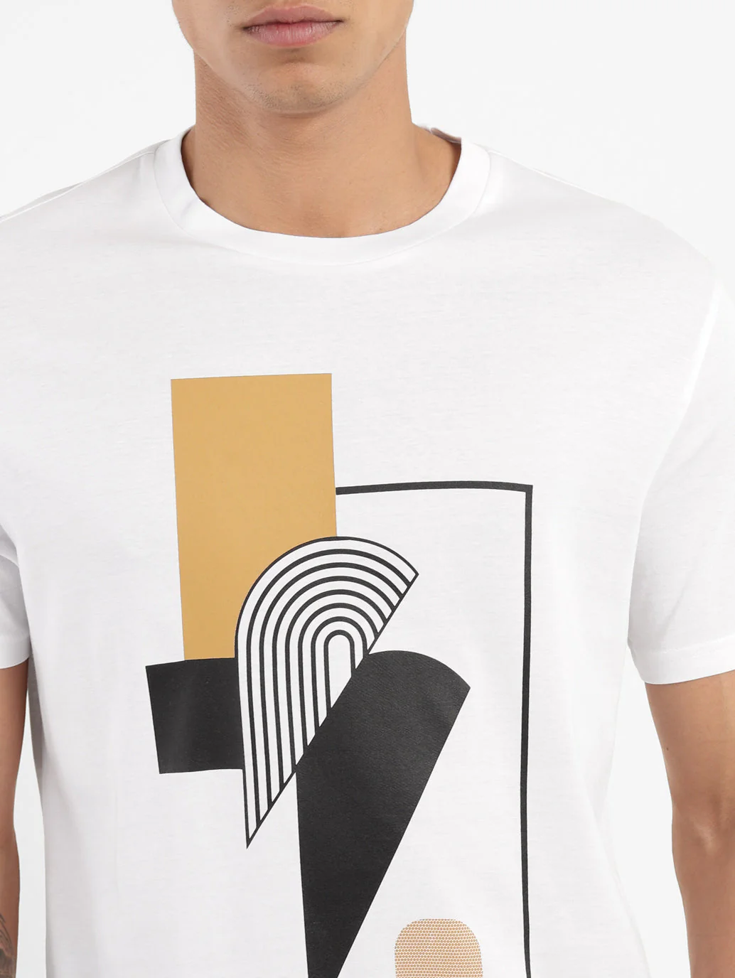 Men's Graphic Print Crew Neck T-shirt - Image 5