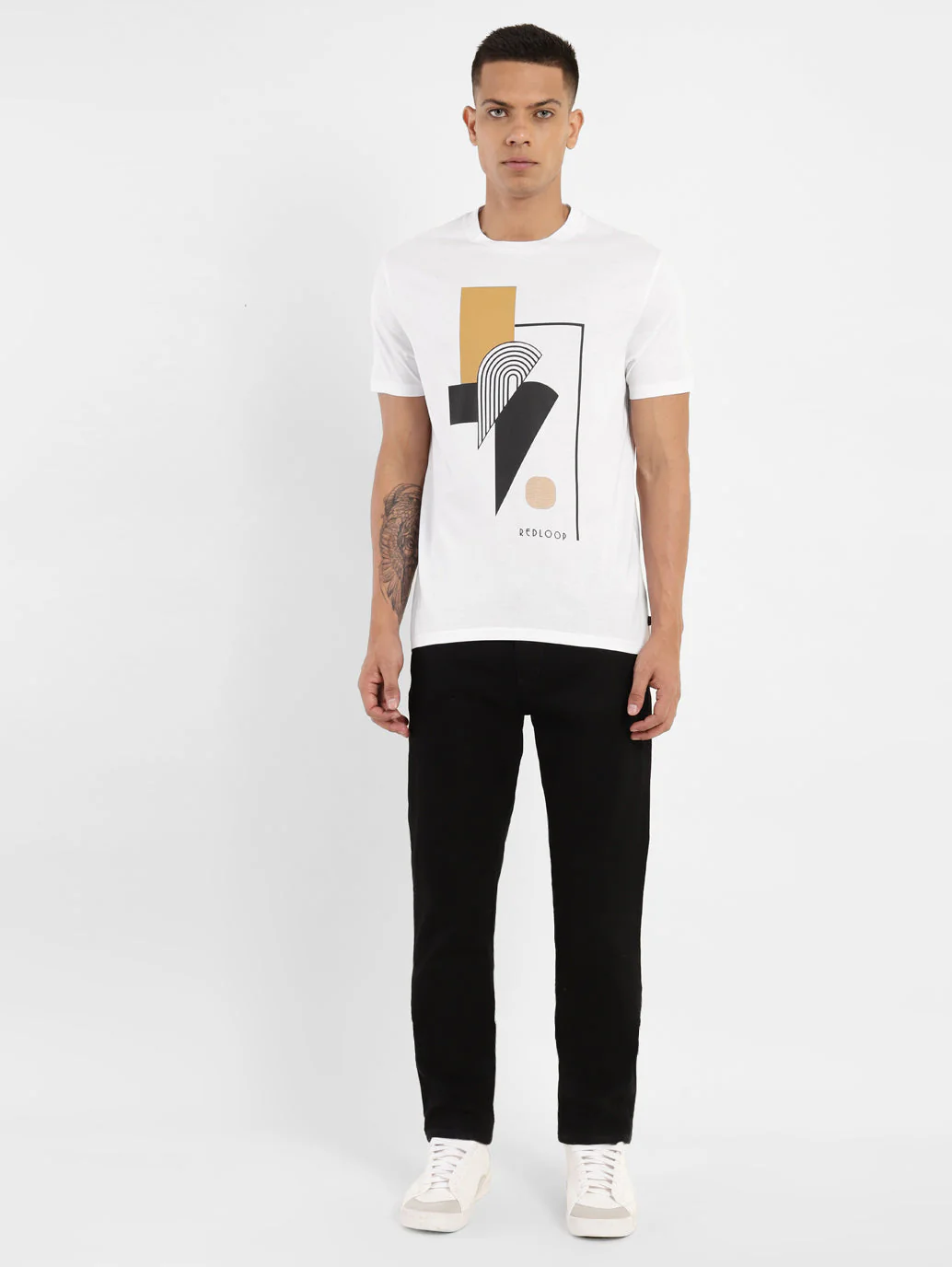 Men's Graphic Print Crew Neck T-shirt - Image 6