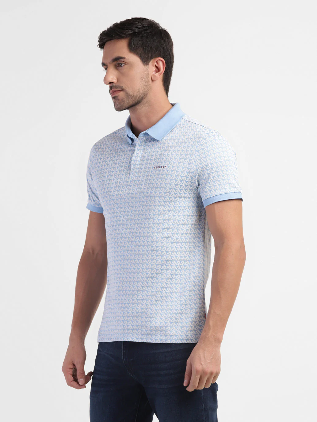 Men's Geometric Print Regular Fit T-shirt - Image 4