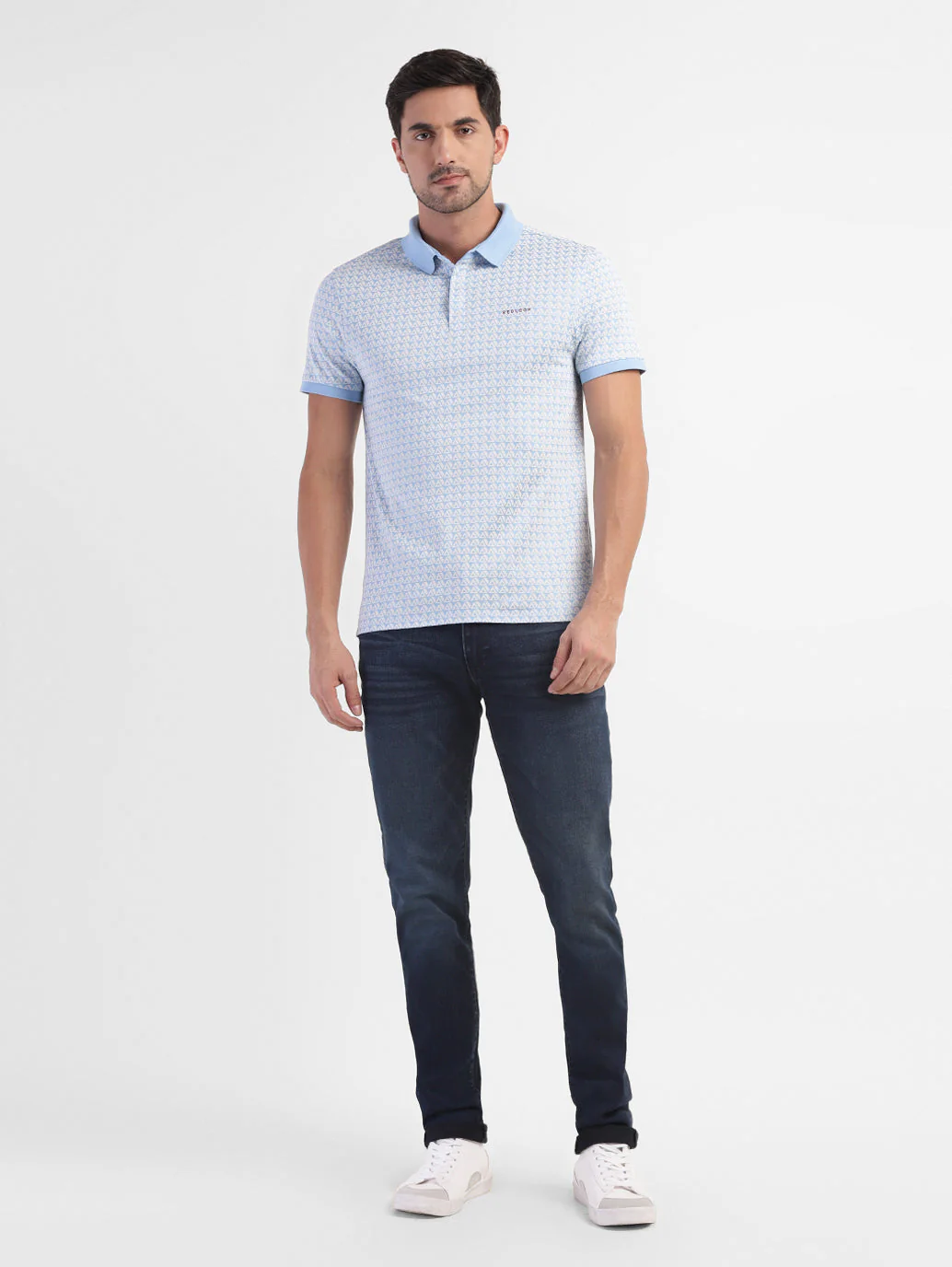 Men's Geometric Print Regular Fit T-shirt - Image 5