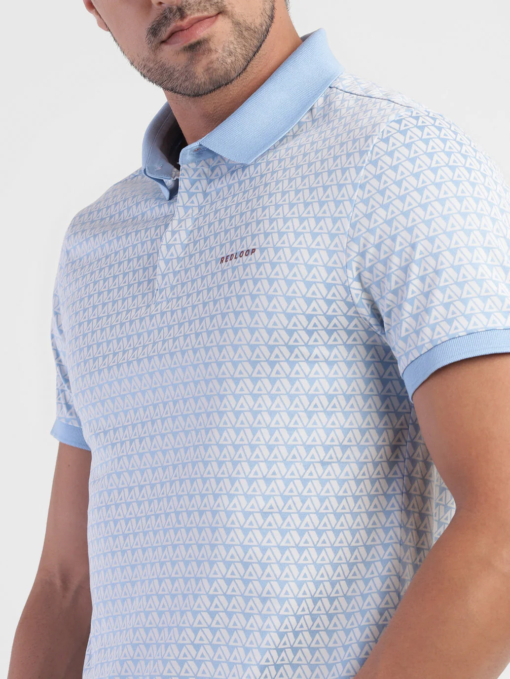 Men's Geometric Print Regular Fit T-shirt - Image 6