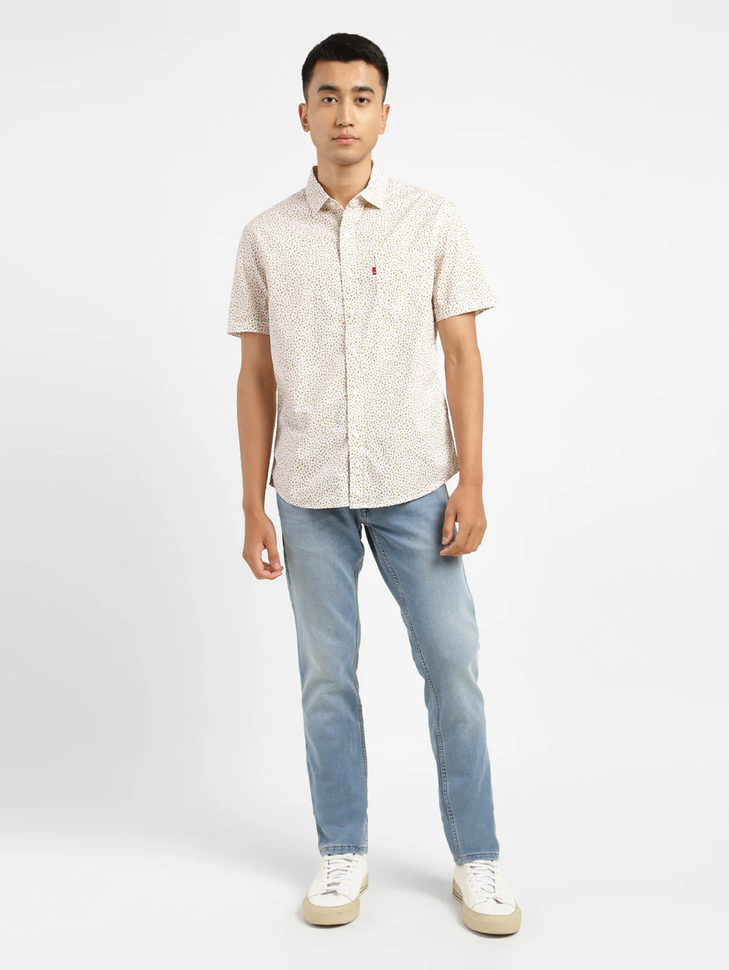 Men's Floral Print Slim Fit Shirt - Image 5
