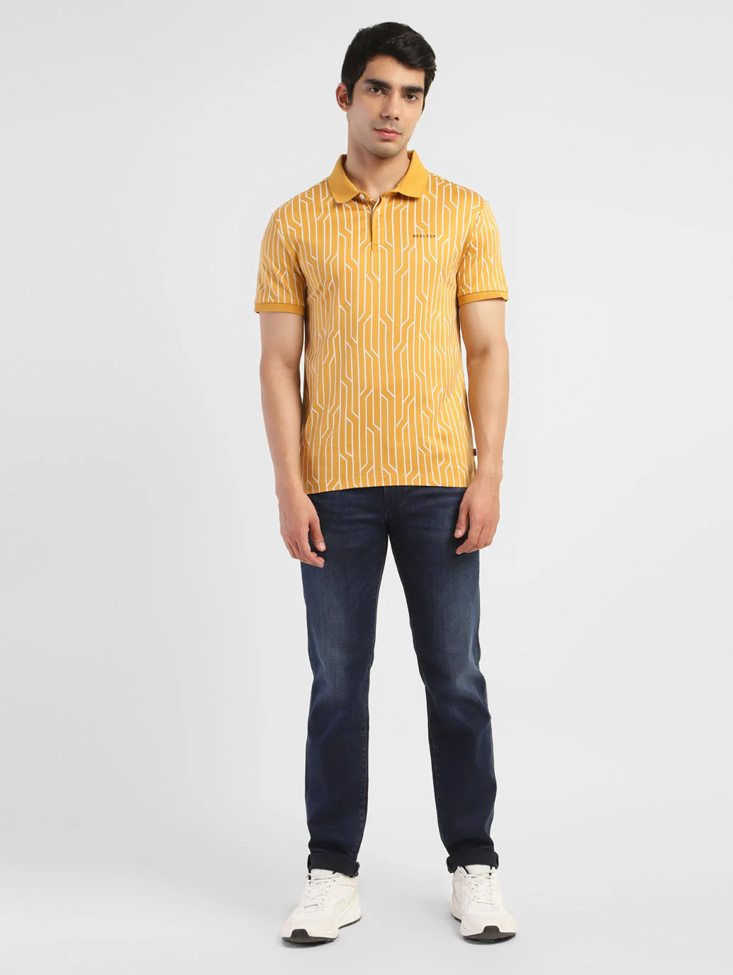 Men's Geometric Print Regular Fit T-shirt - Image 5