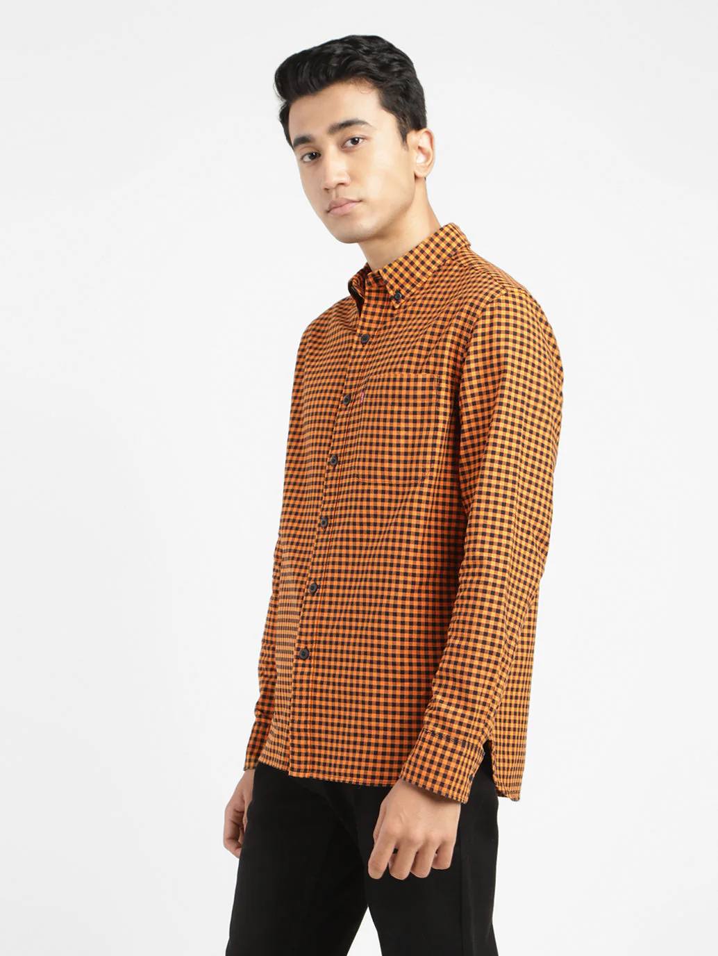 Men's Checkered Slim Fit Shirt - Image 4