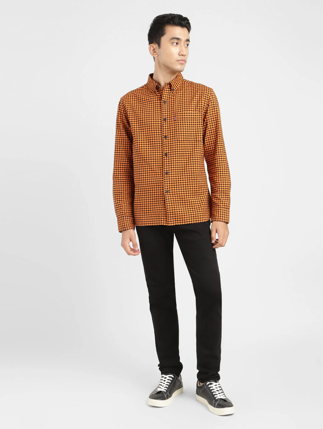 Men's Checkered Slim Fit Shirt - Image 6