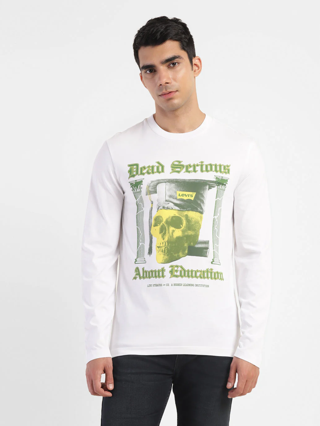 Men's Graphic Print Slim Fit T-shirt - Image 2