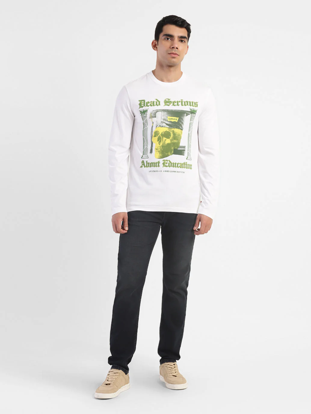 Men's Graphic Print Slim Fit T-shirt - Image 5