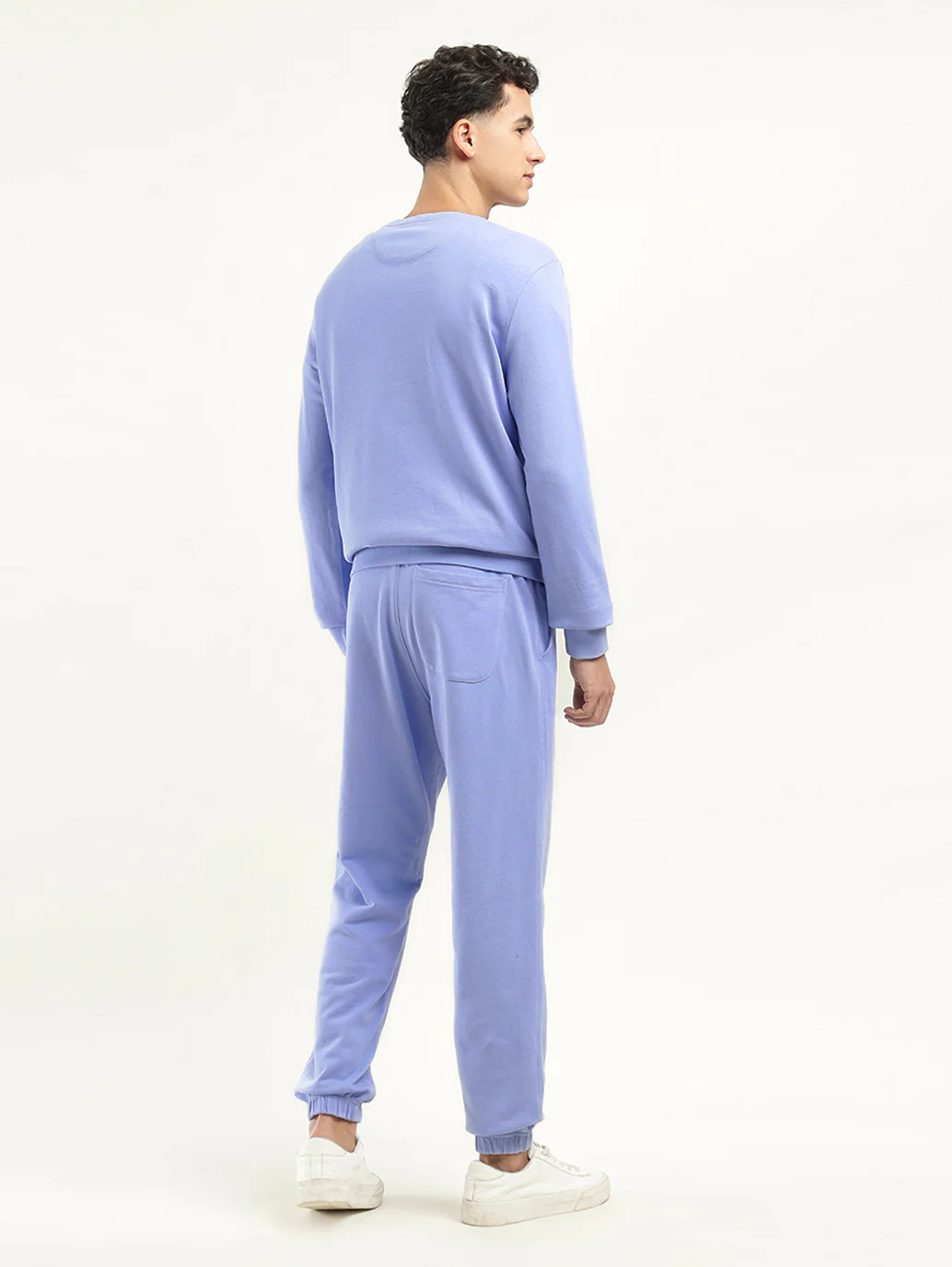 Men's Graphic Print Blue Co-ord Set - Image 3