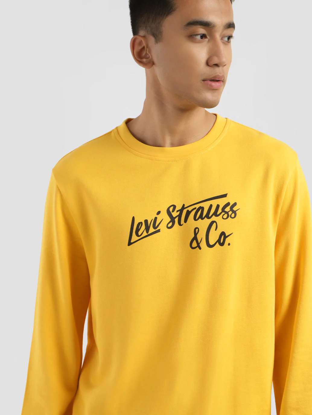 Men's Brand Logo Crew Neck Sweatshirt - Image 2