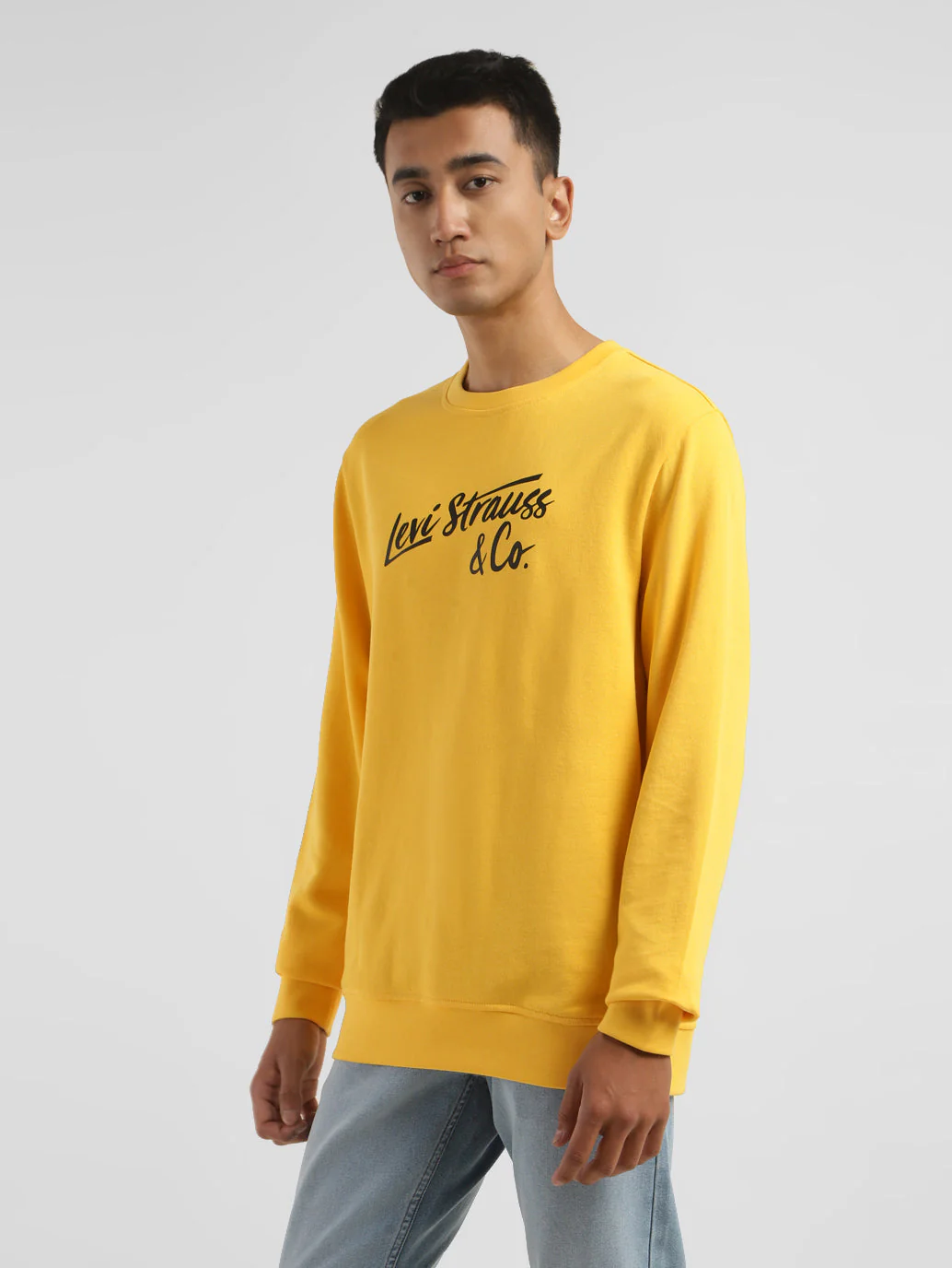 Men's Brand Logo Crew Neck Sweatshirt - Image 4