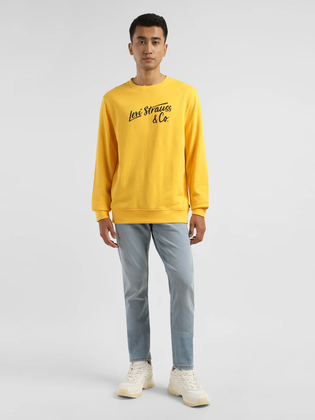 Men's Brand Logo Crew Neck Sweatshirt - Image 6