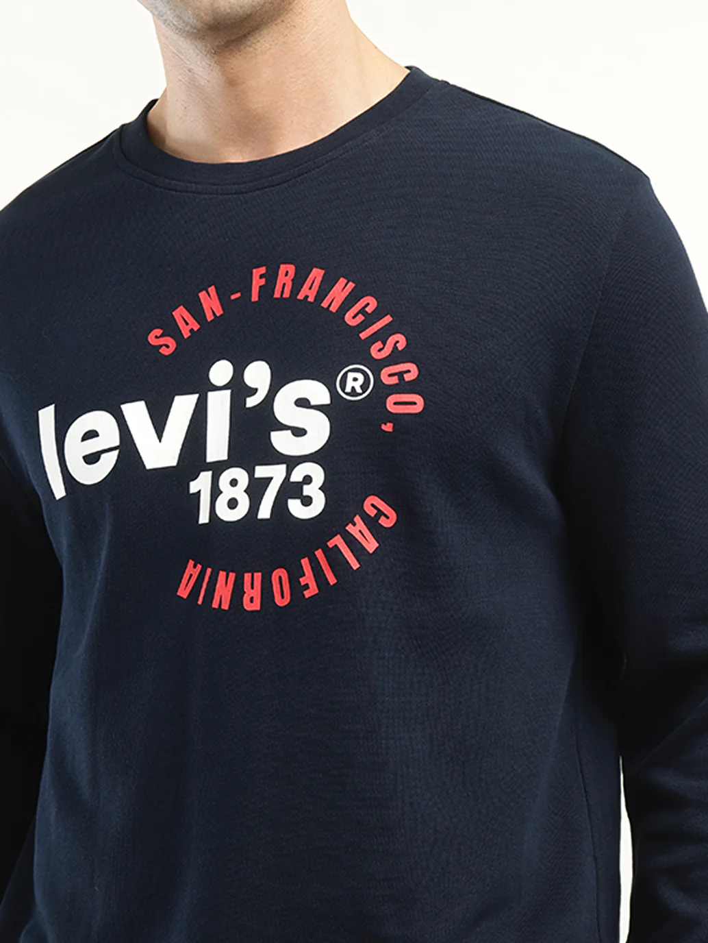 Men's Graphic Print Crew Neck Sweatshirt - Image 4