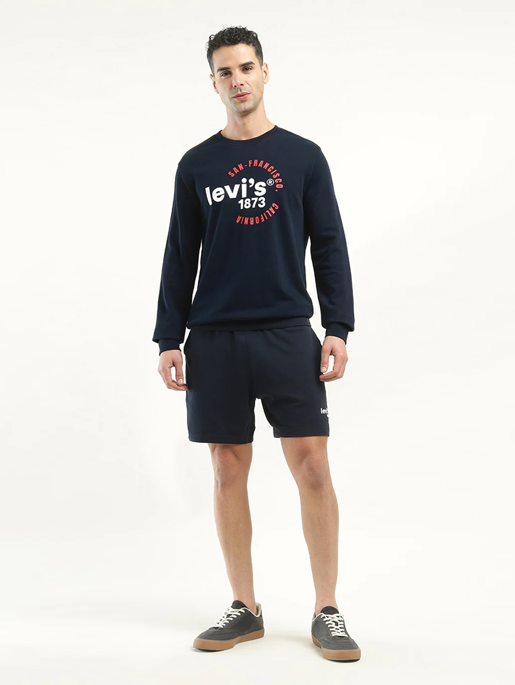 Men's Graphic Print Crew Neck Sweatshirt - Image 6