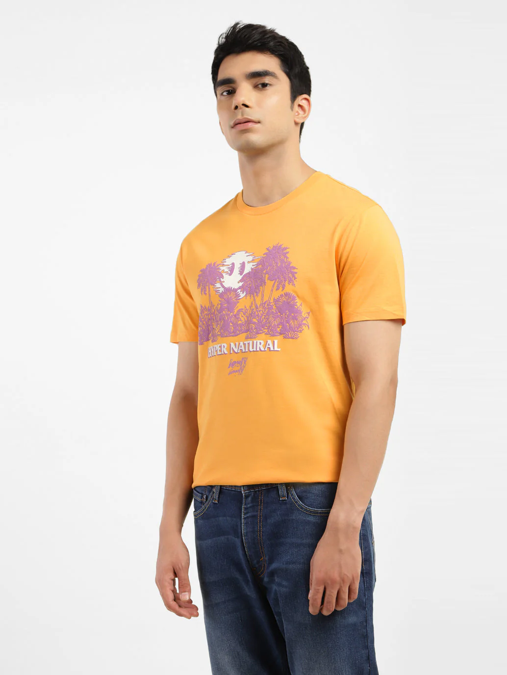 Men's Graphic Printed Slim Fit T-shirt - Image 2