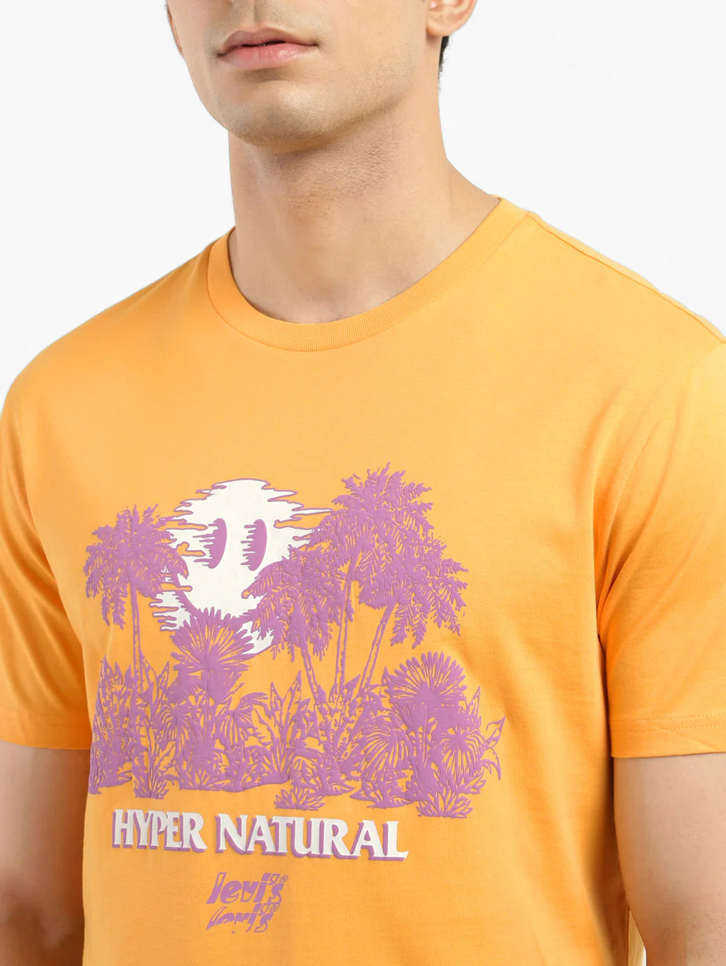 Men's Graphic Printed Slim Fit T-shirt - Image 5