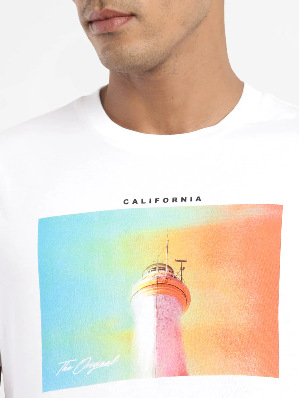 Men's Graphic Print Slim Fit T-shirt - Image 5