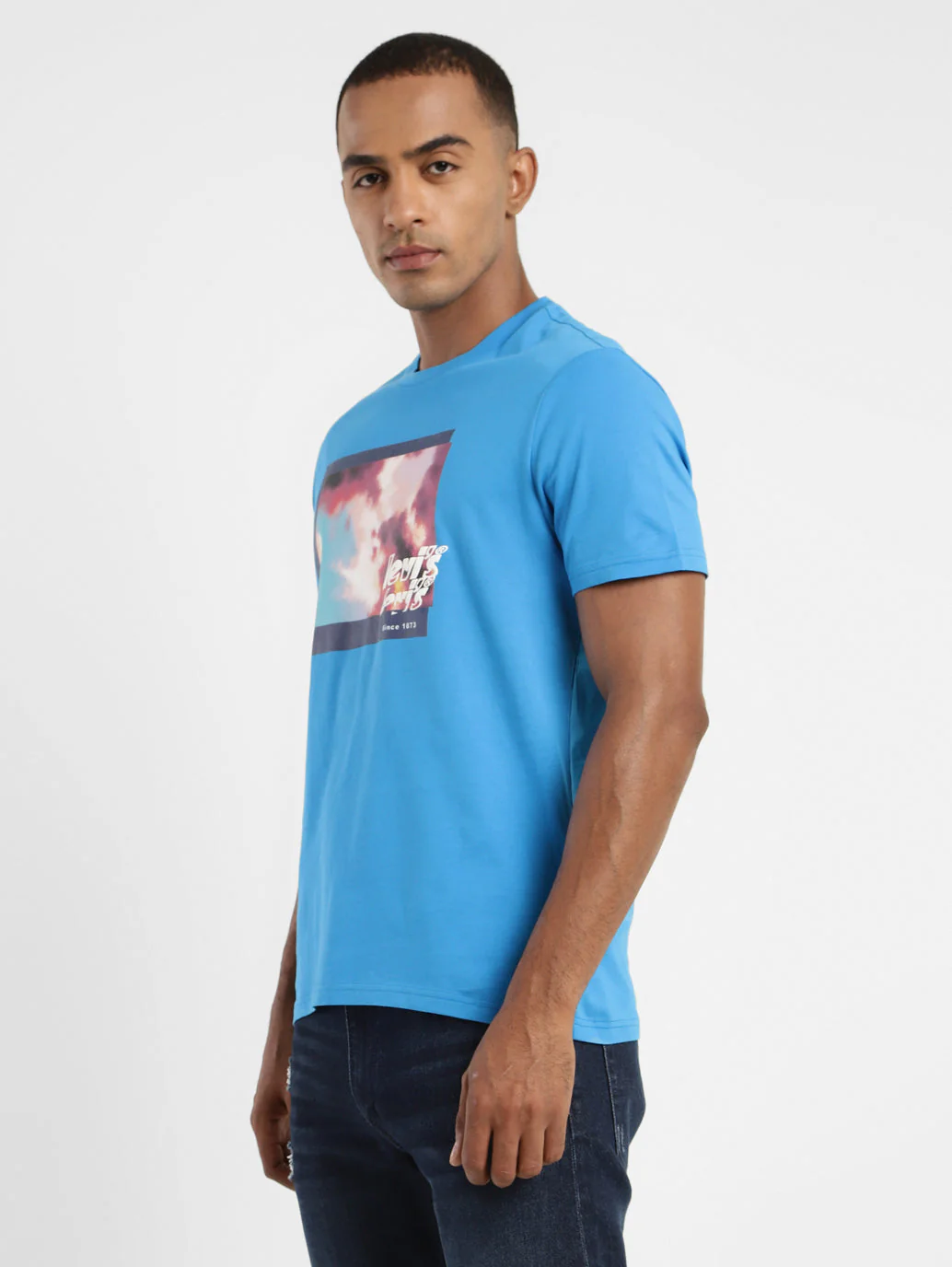 Men's Graphic Print Crew Neck T-shirt - Image 4