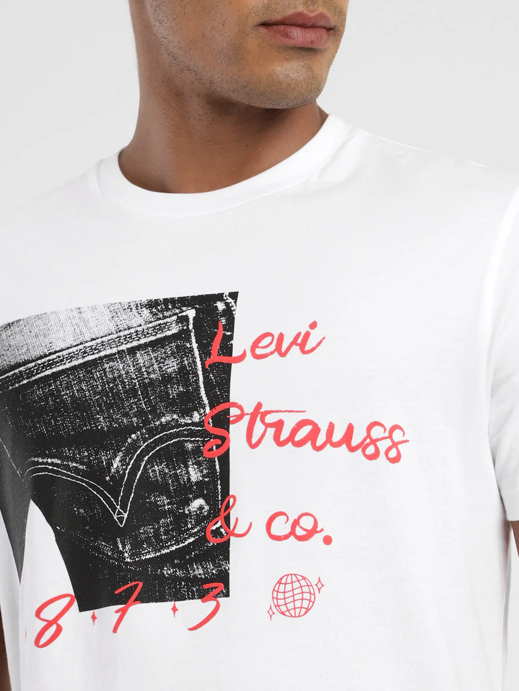 Men's Graphic Print Slim Fit T-shirt - Image 5