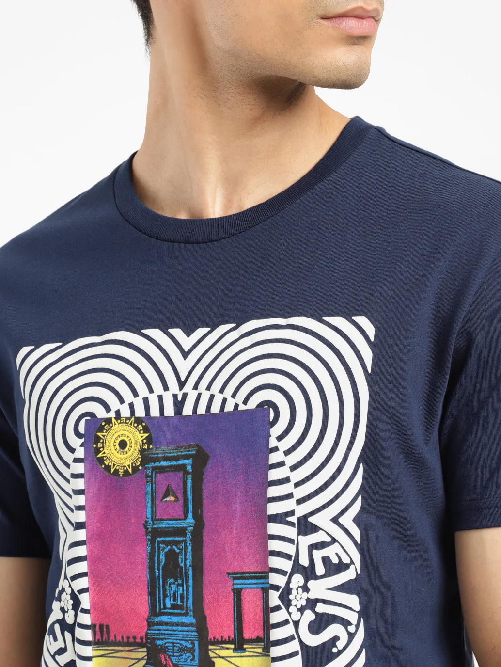 Men's Graphic Print Slim Fit T-shirt - Image 5