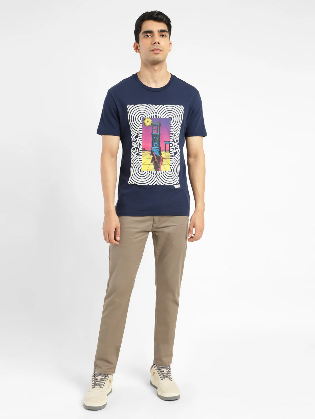 Men's Graphic Print Slim Fit T-shirt - Image 6