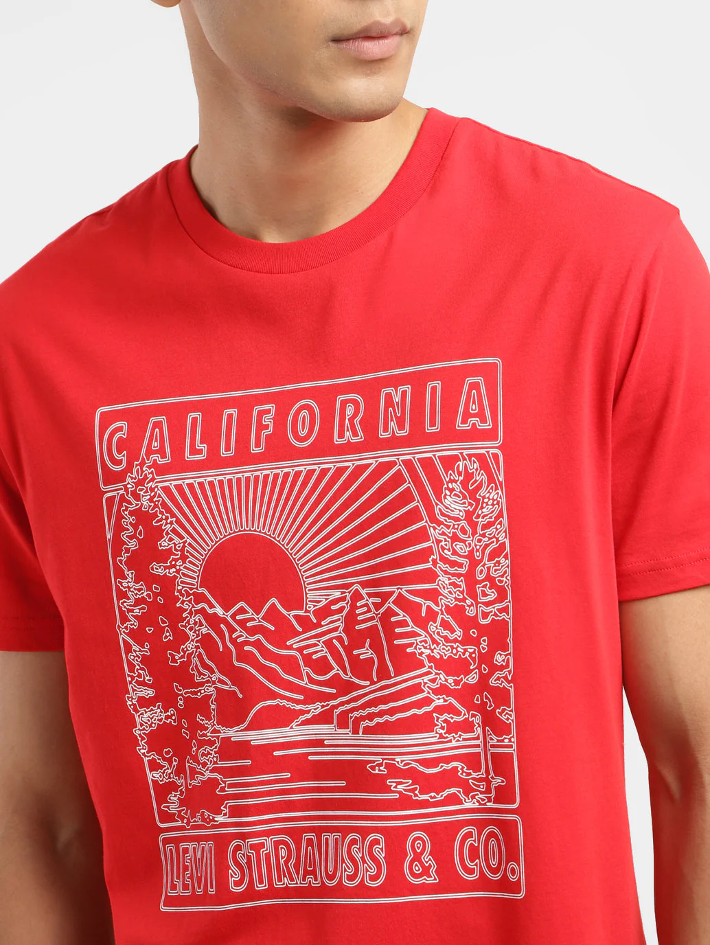 Men's Graphic Print Crew Neck T-shirt - Image 5