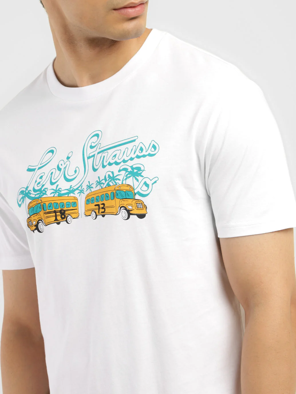 Men's Graphic Print Crew Neck T-shirt - Image 5