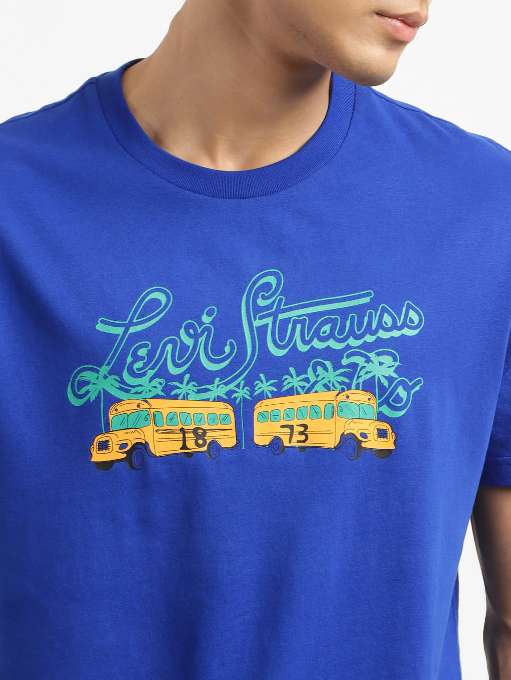 Men's Graphic Print Crew Neck T-shirt - Image 5