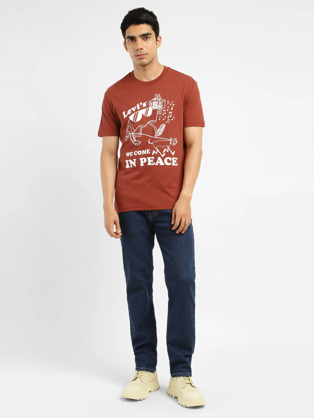 Men's Graphic Print Slim Fit T-shirt - Image 6