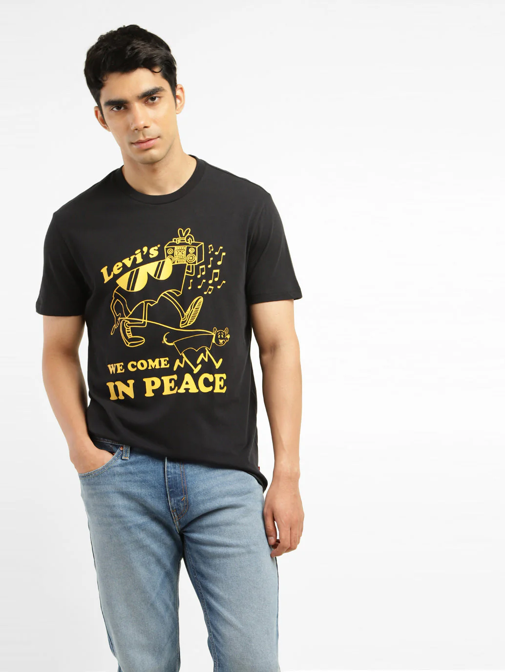 Men's Graphic Crew Neck T-shirt - Image 2
